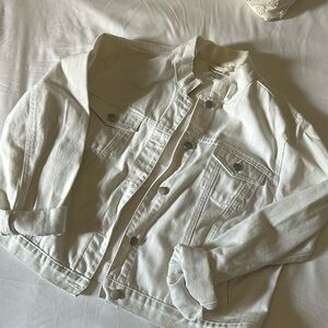 A New Day White Jean Jacket